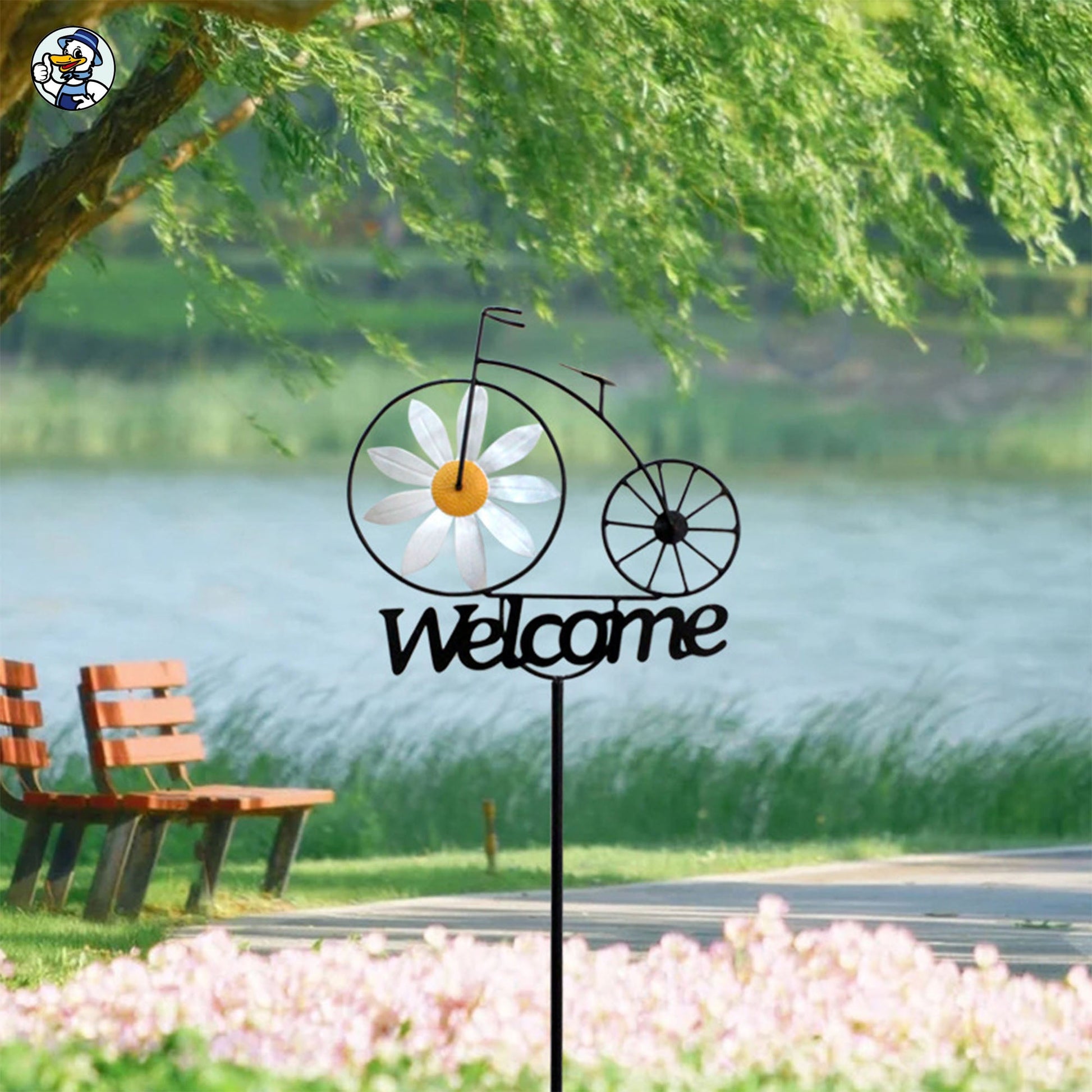 Cleenova Garden Windmill - A Charming Welcome for Your Home - cleenova