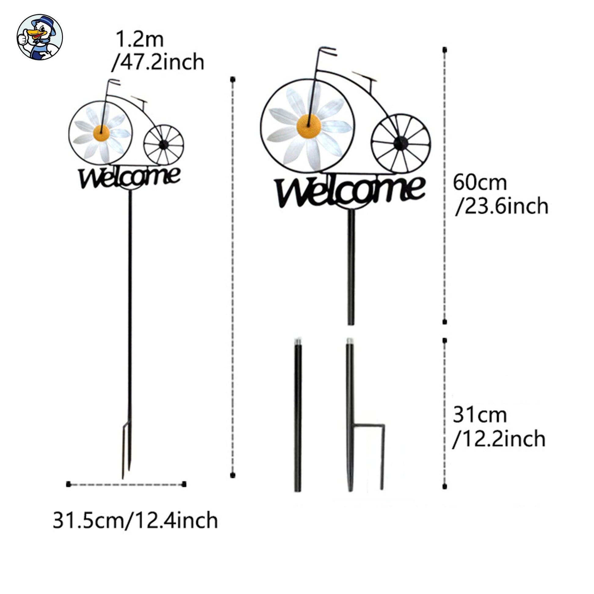 Cleenova Garden Windmill - A Charming Welcome for Your Home - cleenova