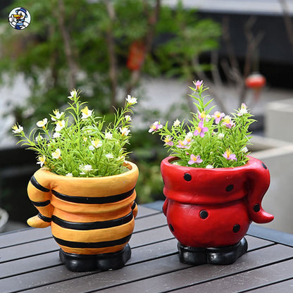 Cleenova Gnome Planter – Add a Touch of Whimsy to Your Garden＆ Home - cleenova