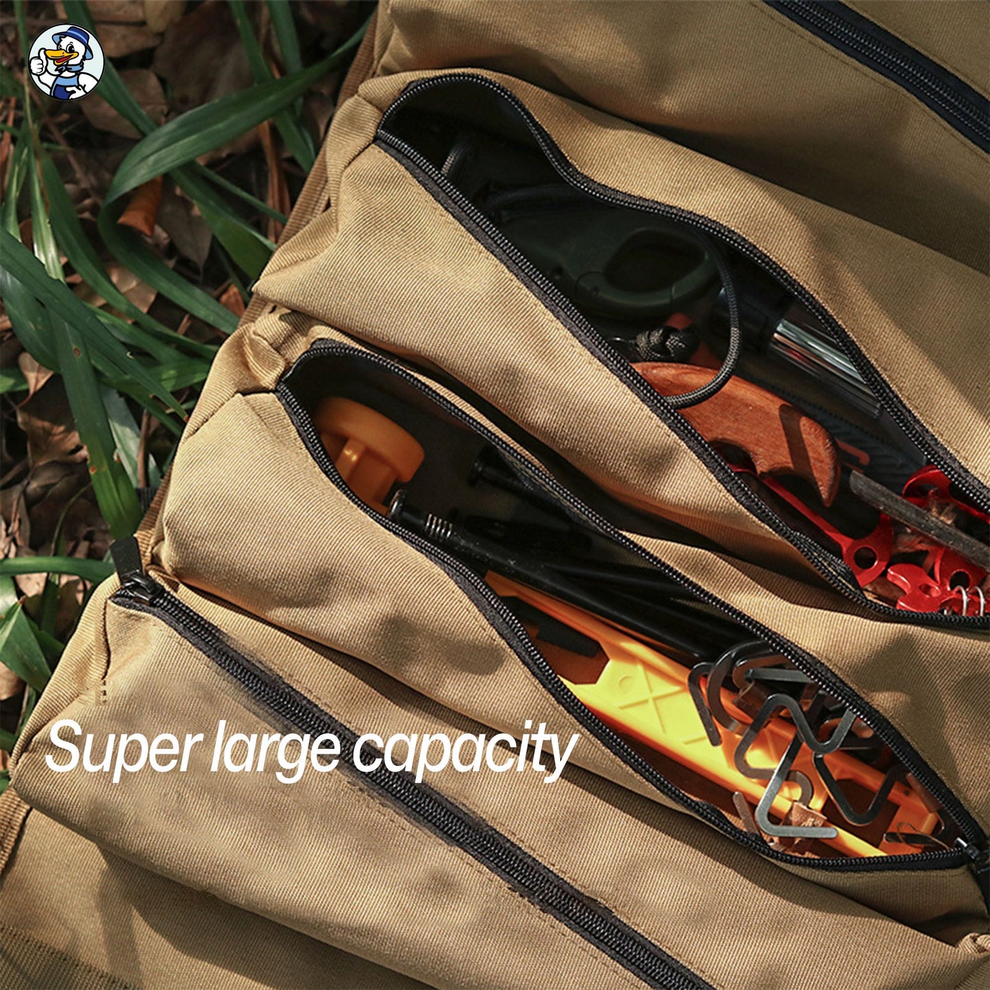 Cleenova Tactical Tool Kit – Your Ultimate Four - Compartment Camping Companion - cleenova