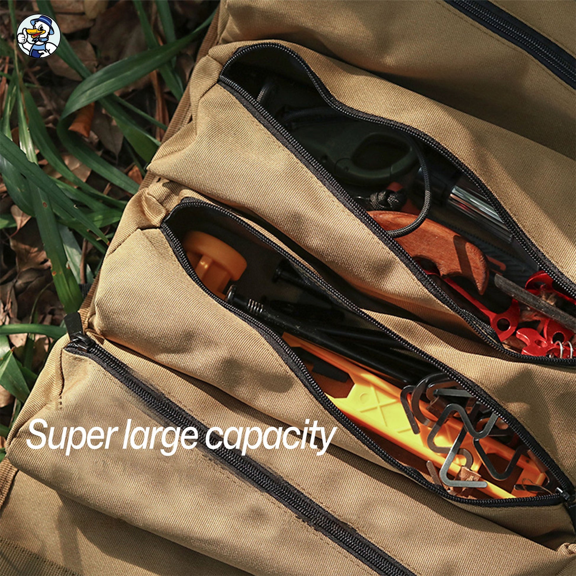 Cleenova Tactical Tool Kit – Your Ultimate Four - Compartment Camping Companion - cleenova