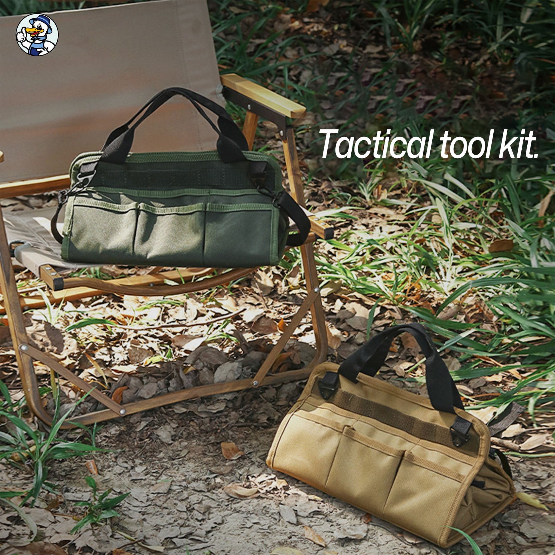 Cleenova Tactical Tool Kit – Your Ultimate Four - Compartment Camping Companion - cleenova