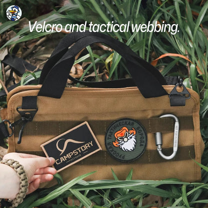 Cleenova Tactical Tool Kit – Your Ultimate Four - Compartment Camping Companion - cleenova