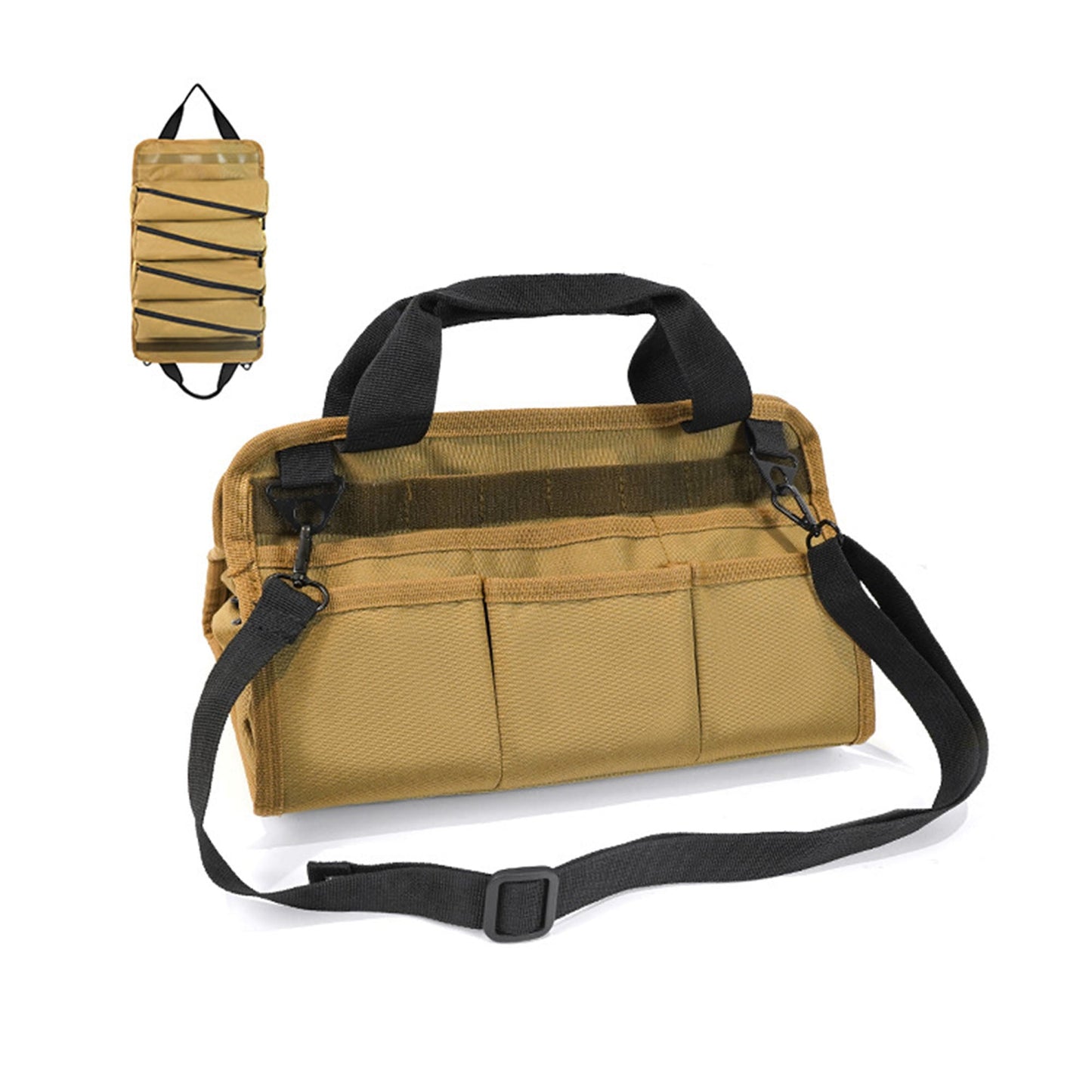 Cleenova Tactical Tool Kit – Your Ultimate Four - Compartment Camping Companion - cleenova