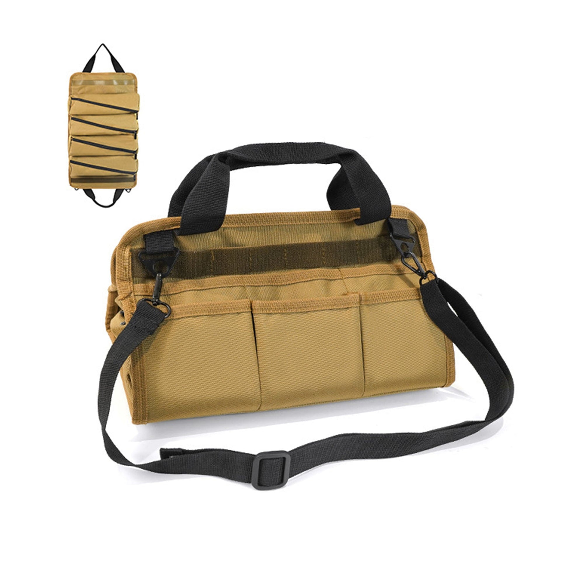 Cleenova Tactical Tool Kit – Your Ultimate Four - Compartment Camping Companion - cleenova