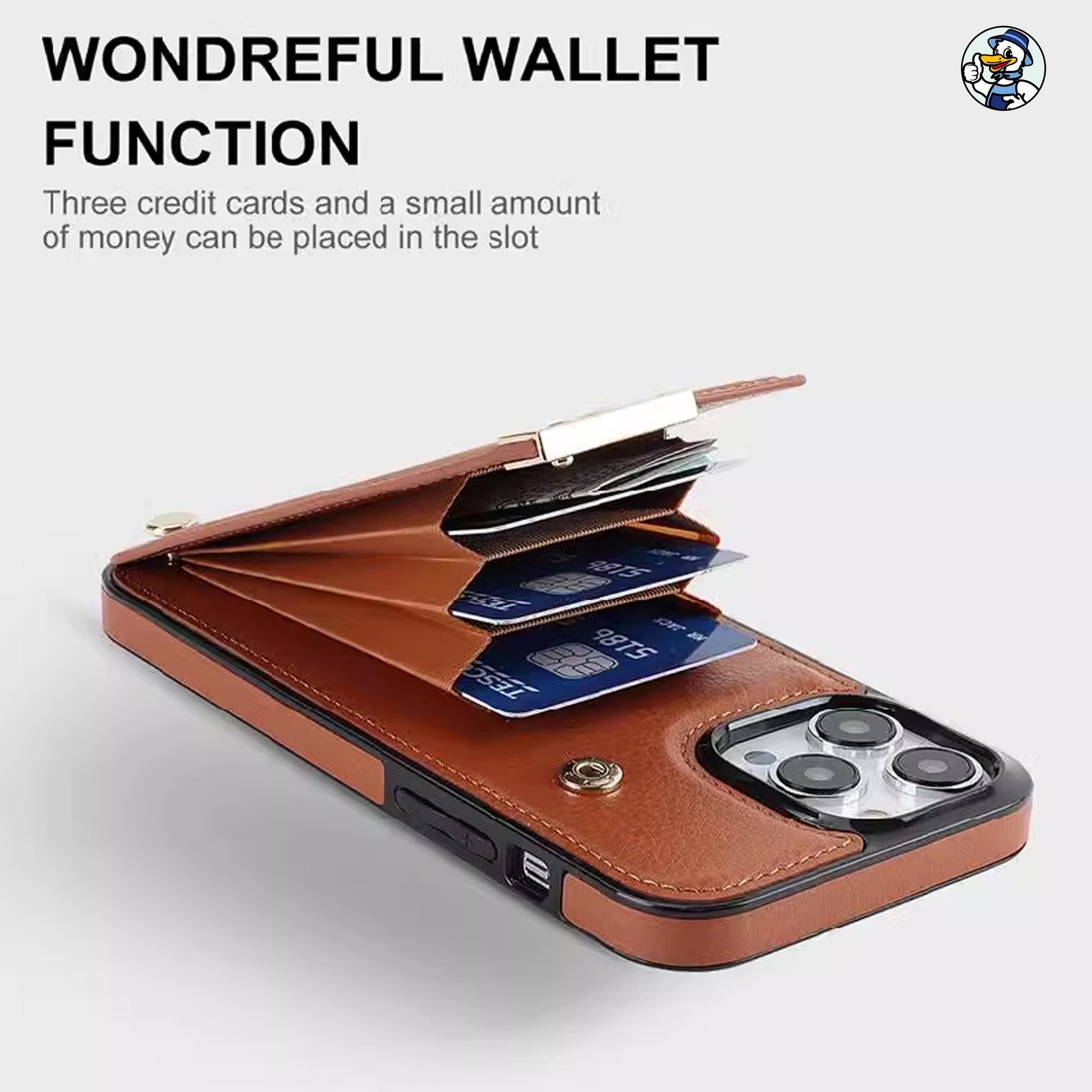 Leather Cardholder Phone Case for iPhone – Perfect Fit, Style, and Function - cleenova