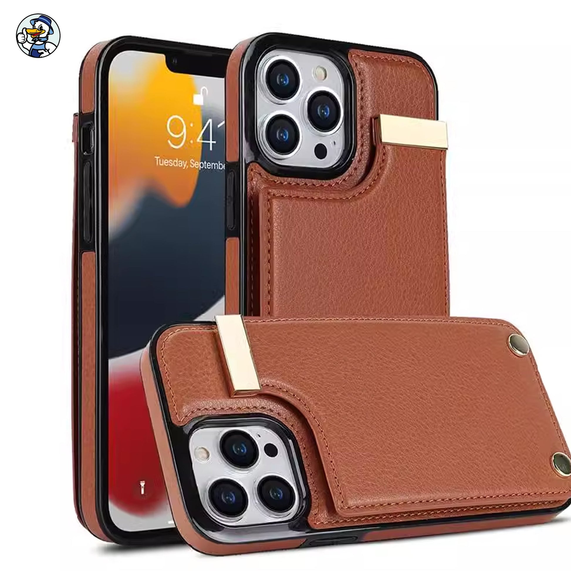 Leather Cardholder Phone Case for iPhone – Perfect Fit, Style, and Function - cleenova